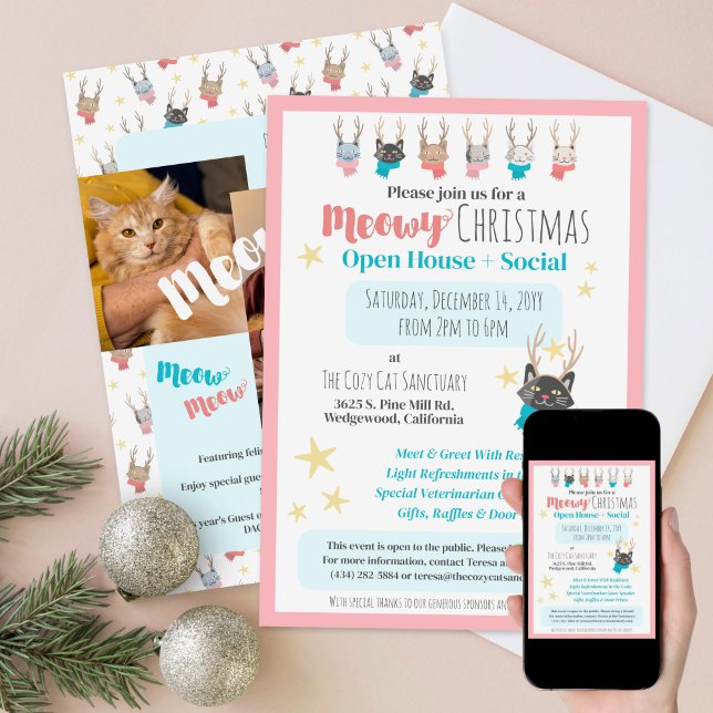 Invitación Evento de Fiesta de la Casa Abierta de Meowy Navid (Subido por el creador)