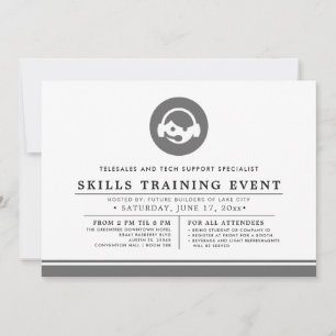 Invitación Evento de formación para agentes de soporte técnic