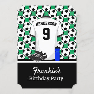 Invitación Evento de fútbol juvenil junior BKW