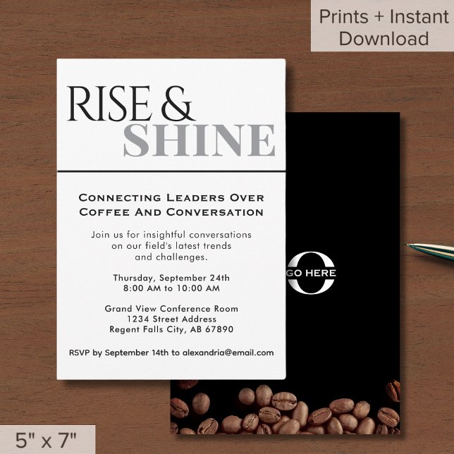 Invitación Evento de red de desayuno de negocios (Subido por el creador)