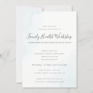 INVITACIÓN EVENTO DE TALLER DE ACUARELA DE TRAZO DE PINCEL AZ