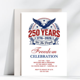 Invitación Evento del 250 Aniversario de América