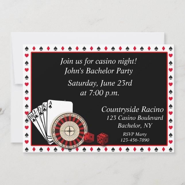 Invitación Evento del Casino (Anverso)