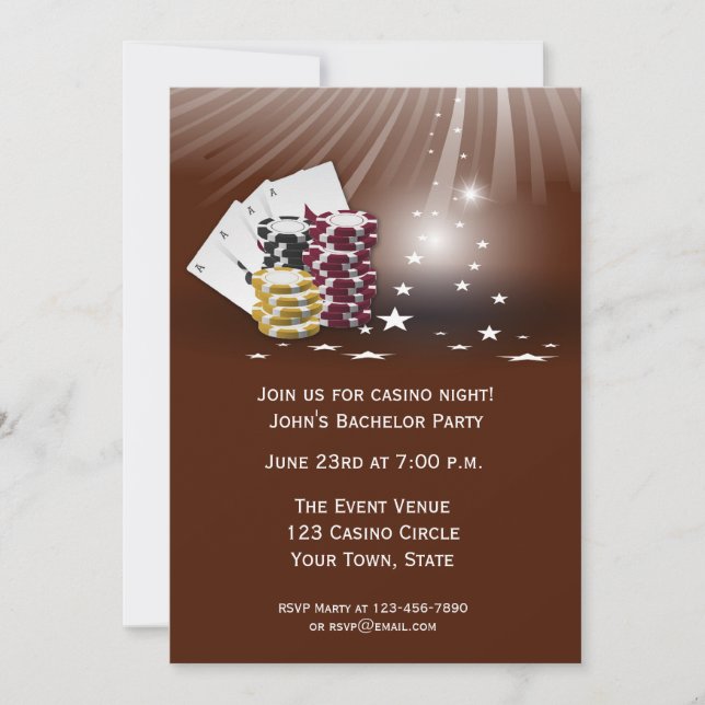 Invitación Evento del Casino (Anverso)