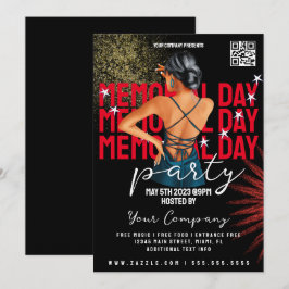 Invitación Evento del Día de los Caídos Fiesta Patriótica al 