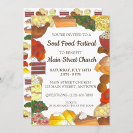 Invitación Evento del festival Soul Food Cocina del Sur