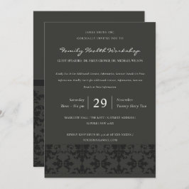 INVITACIÓN EVENTO DEL TALLER CLÁSICO FORMAL DE GRIS NEGRO DAM