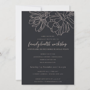 INVITACIÓN EVENTO DEL TALLER SUCCULENT CACTI DESERT DE RUBOR 