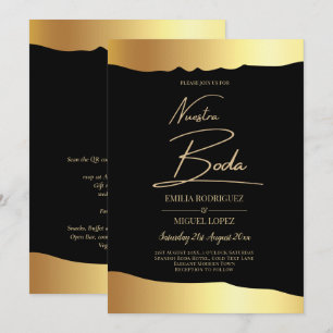 Invitación Evento elegante del guión del guión del Relieve me