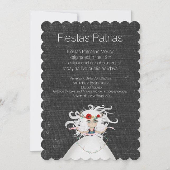 Invitación Evento elegante negro (Anverso)