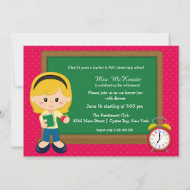 Invitación Evento escolar * elegir color de fondo