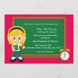 Invitación Evento escolar * elegir color de fondo