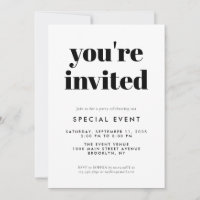 Evento Especial de Gran Apertura de Negocio Simple