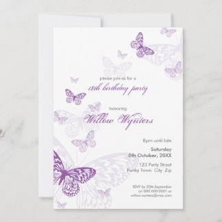 Invitación EVENTO ESPECIAL INVITA :: mariposas 3P