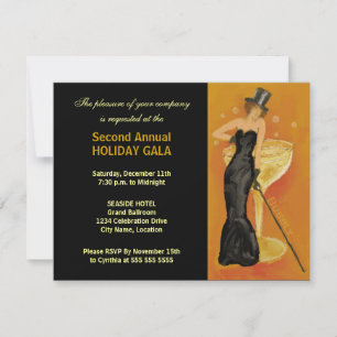 Invitación Evento formal del vínculo negro