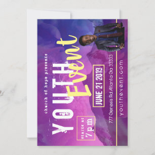 Invitación Evento juvenil de la iglesia