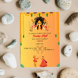 Invitación Evento nocturno de Navratri Dandiya