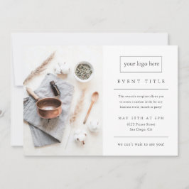 Invitación Evento profesional | Foto profesional moderna