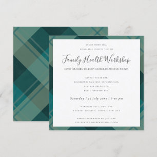 INVITACIÓN EVENTO TALLER DE TRABAJO EN NEGRO KRAFT ROSA RUBOR