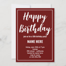 INVITACIÓN EVENTOS PERSONALIZADOS DE CUMPLEAÑOS