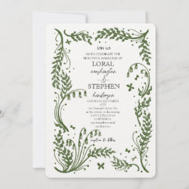 Invitación Evergreen Elegance Wedding
