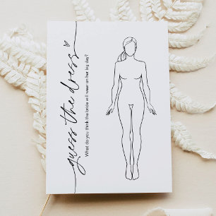 Invitación EVERLEIGH Adivinan El Juego De Ducha De Novias De 