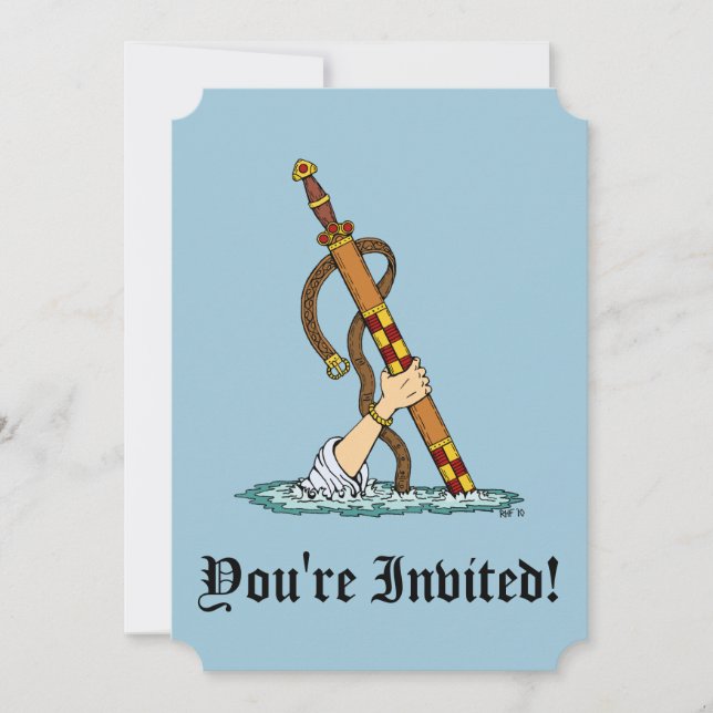 Invitación Excalibur (Anverso)