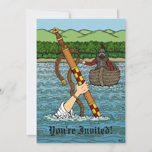 Invitación Excalibur y Arturo (Anverso)