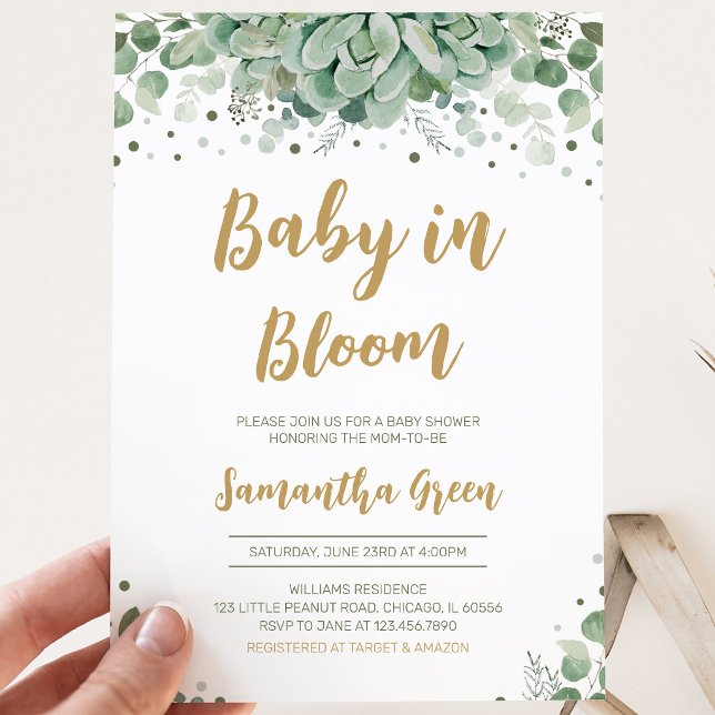 Invitación Excelente Baby Shower (Subido por el creador)