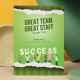 Invitación Excelente Equipo Excelente Personal Gracias Apreci