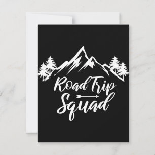 Invitación Excursión de viaje por carretera