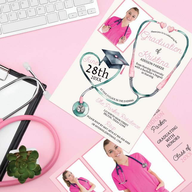 Invitación Éxito de corazón: Partido de Graduación de Escuela (Subido por el creador)