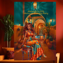 Exotic Birthday Teal Orange Moroccan Theme Rooms