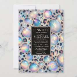 Invitación Exotic Posh Wedding Invitation