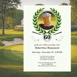 Invitación Experiencia de jugador con tema de golf elegante 6