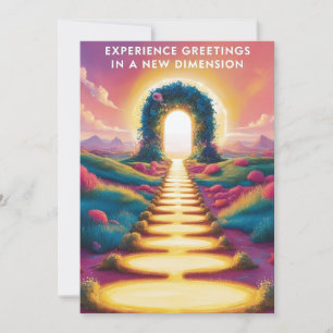 Invitación Experiencia de saludos en una nueva dimensión - Su