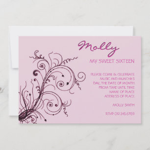 Invitación Explosión Rosa