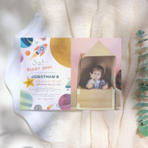 ¡Explosión! Viaje alrededor de la foto del cumplea