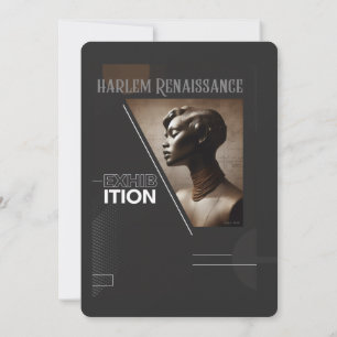Invitación Exposición Sofisticada del Renacimiento de Harlem