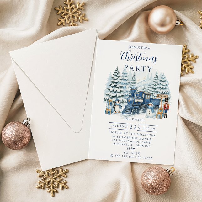Invitación Expreso del Polo Norte Navidad (Subido por el creador)