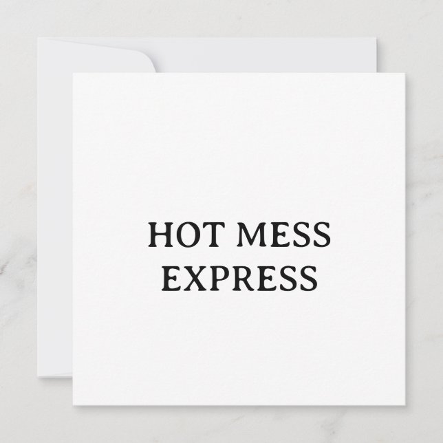 INVITACIÓN EXPRESO DESASTRE TOTAL (Anverso)