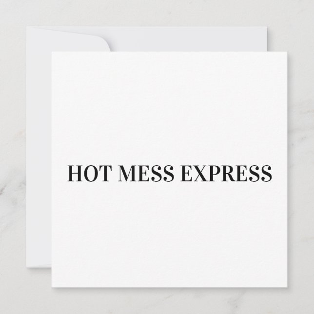 INVITACIÓN EXPRESO DESASTRE TOTAL (Anverso)