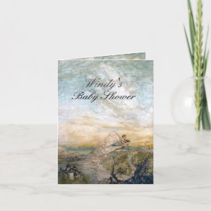 Invitación Exquisite Flying Fairy Baby Shower