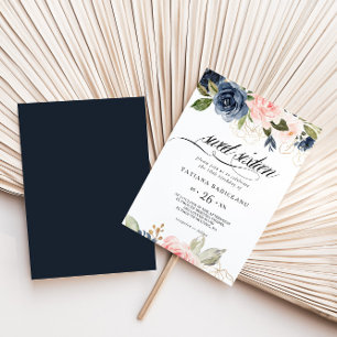 Invitación Exquisito dulce floral de otoño dieciséis cumpleañ