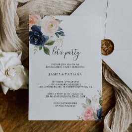 Invitación Exquisito Floral otoñal, Fiesta