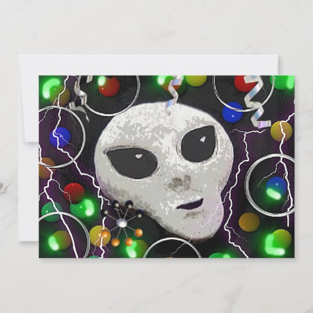 Invitación extranjera del fiesta (Anverso)