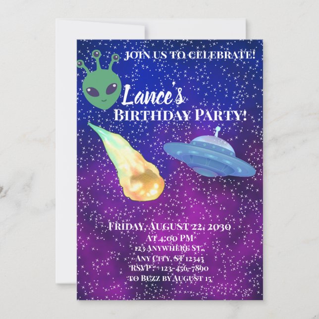 Invitación Extraterrestre (Anverso)
