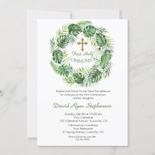 Invitación Exuberante vegetación exótica Cruz del Oro Santa C