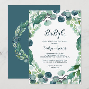 Invitación Exuberante vegetación y Eucalyptus BabyQ