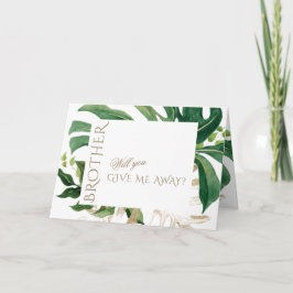 Invitación Exuberantes Hojas Tropicales Me Darás De Lejos